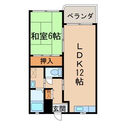 ダイヤモンドマンションの物件間取画像